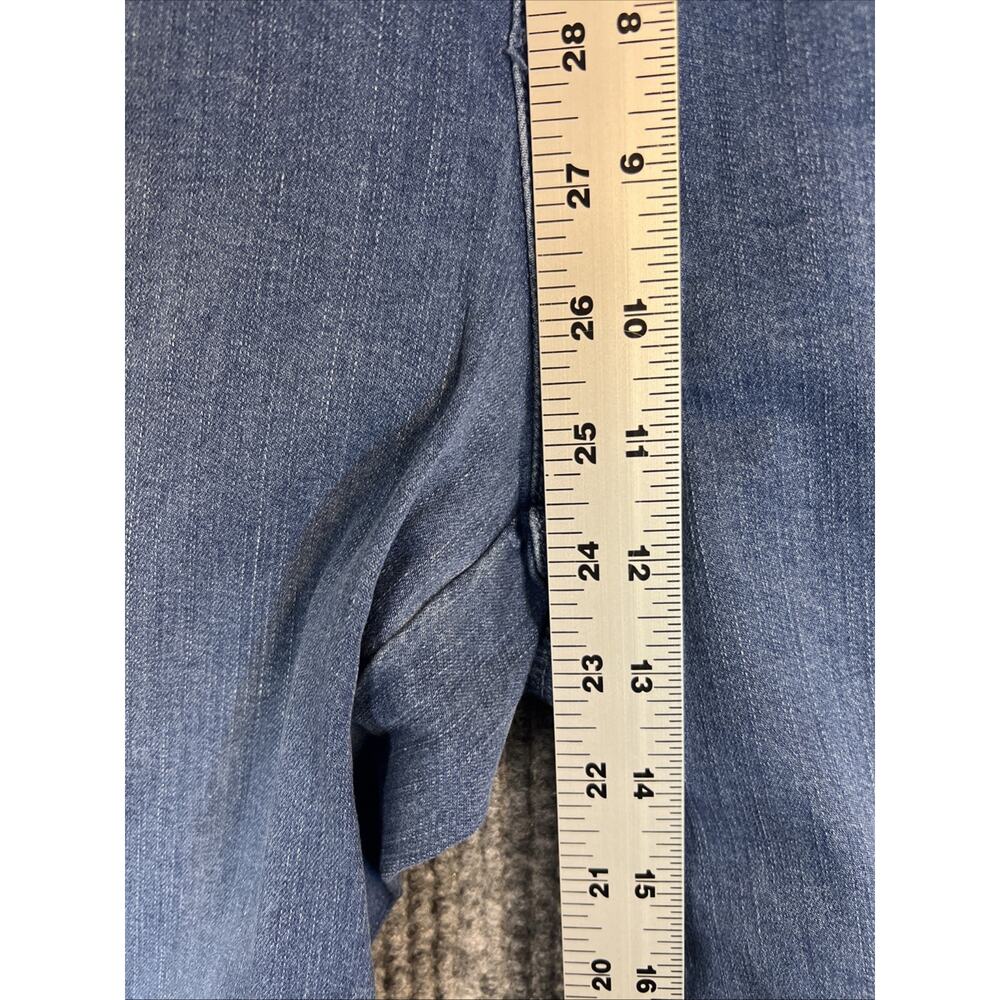 Belle By Kim Gravel Tall TripleLuxe Denim Mariner Crop Pants Medium Wash Sz 10 T - Picture 7 of 9